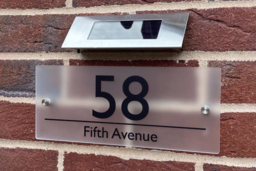 Rectangle Frosted Solar Light Up House Sign - 4 Styles! - thumbnail 5