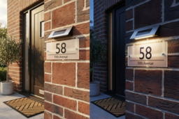 Rectangle Frosted Solar Light Up House Sign - 4 Styles! - thumbnail 6