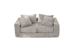 Camden Velvet Sofa & Footstool Collection - 2 or 3 Seater Sofa or Footstool Options - 3 Colours - thumbnail 7