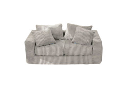 Camden Velvet Sofa & Footstool Collection - 2 or 3 Seater Sofa or Footstool Options - 3 Colours - thumbnail 3