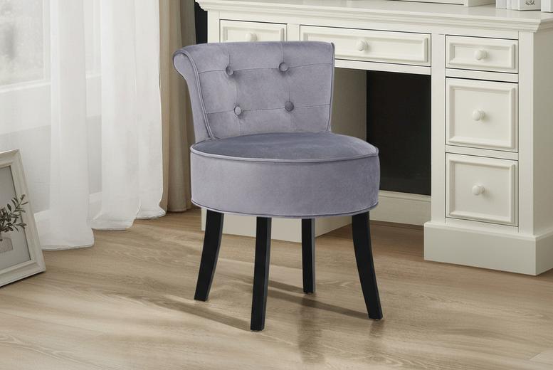 grey dressing table bench ASMARA Formal Dress main image 0