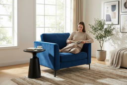 Alivio Comfy and Ergonomic Fabric Tub Chair - thumbnail 6