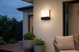 Rectangular Outdoor Waterproof LED Wall Light, 18W - thumbnail 2