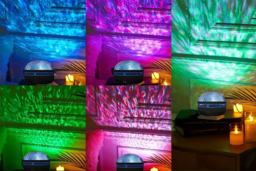 Multifunction LED Galaxy Projection Table Night Light - 360° Rotating, Star Projector, Modern Mood Lighting - thumbnail 7