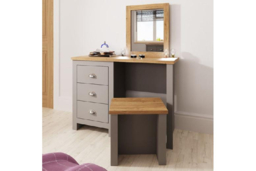 Cream Finish 3-Door Wardrobe 7-Drawer Chest 2 Nightstands and Mirror Bedroom Furniture Set - thumbnail 8