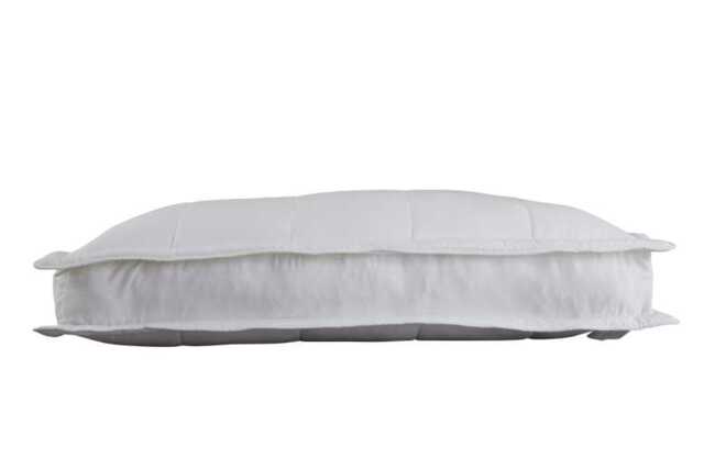 Bamboo Gusset Box Extra-Firm Pillow - Sustainable Microfibre, Hypoallergenic, Support for Back Sleepers, Modern Design - image 1
