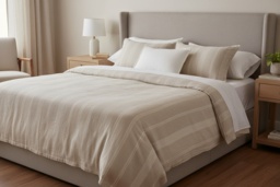 Bamboo Gusset Box Extra-Firm Pillow - Sustainable Microfibre, Hypoallergenic, Support for Back Sleepers, Modern Design - thumbnail 2