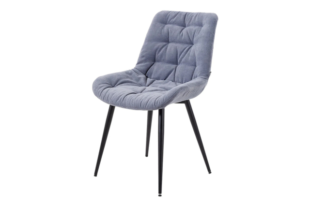 PRICE DROP! Teddy Fleece Upholstered Dining Chair - Grey or White - image 1