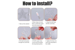USB LED Star String Lights - Remote Control, Energy Efficient, Indoor/Outdoor, 3m or 6m - thumbnail 7