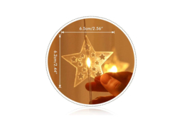 USB LED Star String Lights - Remote Control, Energy Efficient, Indoor/Outdoor, 3m or 6m - thumbnail 5