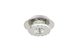 Contemporary Crystal LED Ceiling Light with Polished Chrome Finish - thumbnail 5