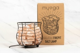 Hand-Carved Himalayan Salt Table Lamp - Natural Glow, Eco-Friendly Lighting, Relaxing Amber Hue - thumbnail 2