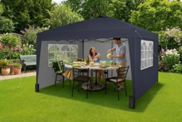 3x3m Heavy Duty Garden Gazebo - Weatherproof & Easy Setup