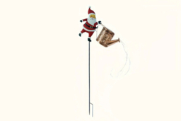 Santa Watering Can Solar Garden Light - 1pc or 2pcs - thumbnail 5