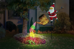 Santa Watering Can Solar Garden Light - 1pc or 2pcs - thumbnail 6