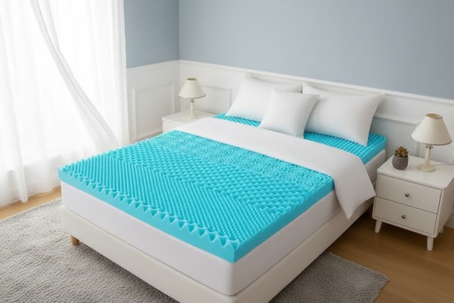 PRICE DROP! Cooling 7-Zone Memory Foam Mattress Topper - Hypoallergenic, Breathable, Multiple UK Sizes & Depths - image 1