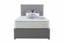 Leon Divan Bed with Mattress - 6 Sizes, 7 Colours & Storage Options - thumbnail 2