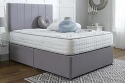 Leon Divan Bed with Mattress - 6 Sizes, 7 Colours & Storage Options