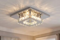 Crystal LED Semi-Flush Ceiling Light - thumbnail 2
