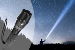 Portable Military Grade Rechargeable LED Torch - Super Bright, Lightweight Home Emergency Light - thumbnail 2