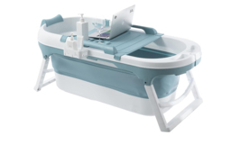 Adult Foldable Home Spa Bathtub with Cover - Relaxation Oasis - thumbnail 3