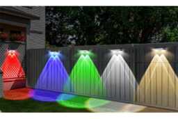RGB Solar LED Wall Washer Light - Waterproof Outdoor Garden Lighting - thumbnail 1