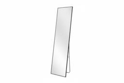 Modern Slim Frame Full Length Mirror with Black Frame - thumbnail 1