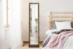 Rotating Full-Length Mirrored Jewellery Cabinet - thumbnail 4