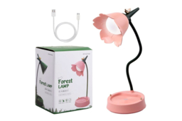 Rechargeable LED Flower Table Lamp - Dimmable, Flexible Gooseneck, Eye Comfort, 4 Colours - thumbnail 5