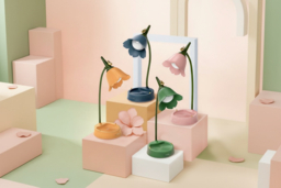 Rechargeable LED Flower Table Lamp - Dimmable, Flexible Gooseneck, Eye Comfort, 4 Colours - thumbnail 6