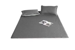 PRICE DROP! Hotel Quality Quilted Cooling Mattress Pad Set - 4 Sizes, 7 Colours, Breathable Polyester - thumbnail 3