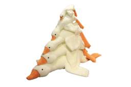 Giant White Goose Plush Pillow - Soft PP Cotton, Modern Cute Design, 5 Sizes - thumbnail 5