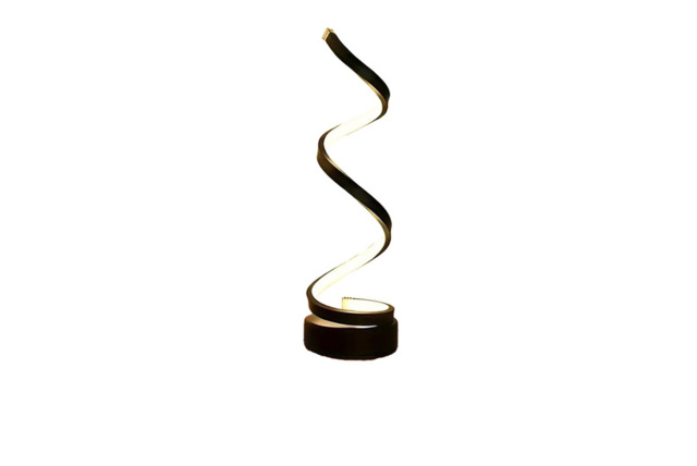 LED Spiral Table Lamp - Energy Efficient, Adjustable Modes, Modern Design - image 1