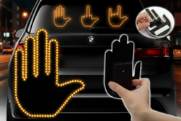 Novelty LED Hand Gesture Car Light - Remote Control, 203 LEDs, Surface Mount - thumbnail 6