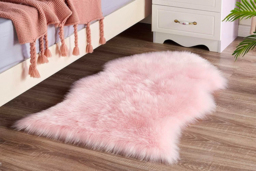 Faux Fur Fluffy Sheepskin Rug in 2 Sizes and 9 Colours - thumbnail 4