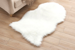 Faux Fur Fluffy Sheepskin Rug in 2 Sizes and 9 Colours - thumbnail 3