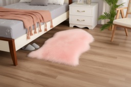 Faux Fur Fluffy Sheepskin Rug in 2 Sizes and 9 Colours - thumbnail 1