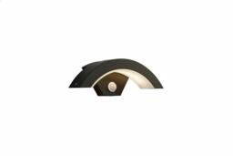 Black Curved Outdoor LED Light with Motion Sensor - thumbnail 1