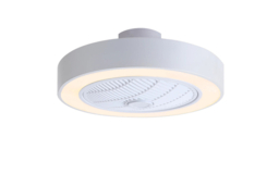 Round Acrylic LED Ceiling Fan Light with Remote - thumbnail 5
