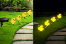 Solar LED Duck String Lights - Outdoor Fun - thumbnail 7