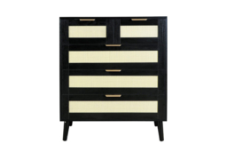 PRICE DROP! 5-Drawer Rattan Chest of Drawers - thumbnail 7