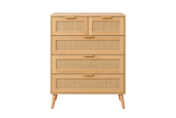 PRICE DROP! 5-Drawer Rattan Chest of Drawers - thumbnail 8
