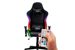 Gaming RGB Office Chair with LED Lights & Remote - thumbnail 8