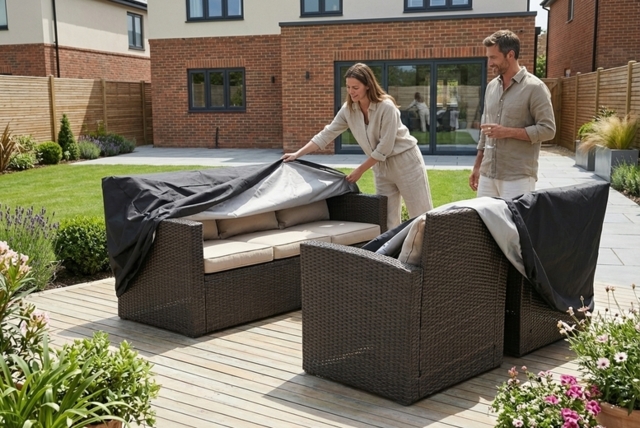 Waterproof Oxford Garden Furniture Cover - Weather-Resistant, Multi-Size - image 1