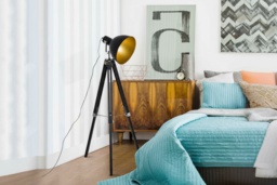 PRICE DROP! HOMCOM Industrial Floor Lamp - Modern Standing Light, Sturdy Metal, Statement Style - thumbnail 2
