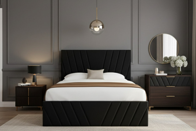 Venice Divan Bed with Mattress - 6 Sizes, 7 Colours & Storage Options - image 1