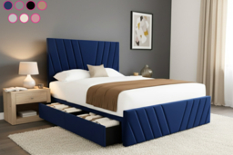 Venice Divan Bed with Mattress - 6 Sizes, 7 Colours & Storage Options - thumbnail 6