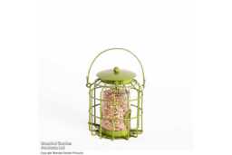 Mini Squirrel-Proof Bird Seed Feeder - Weather-Resistant Steel, Songbird-Friendly - thumbnail 1