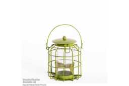 Mini Squirrel-Proof Bird Seed Feeder - Weather-Resistant Steel, Songbird-Friendly - thumbnail 3