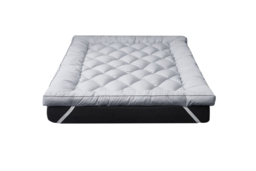 PRICE DROP! Shredded Memory Foam Mattress Topper - Hotel Quality, 5 Sizes, Removable Cover - thumbnail 5